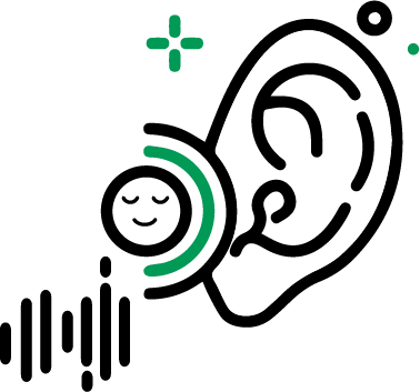 pictogramme illustration empathie écoute oreille bienveillance